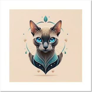 National Siamese Cat Day – April Posters and Art